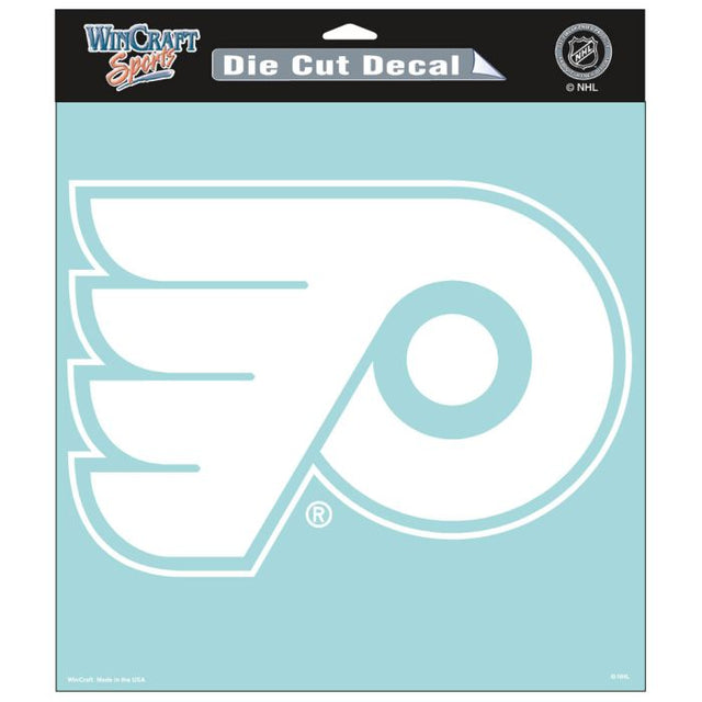 Calcomanías de corte perfecto de los Philadelphia Flyers de 8" x 8"