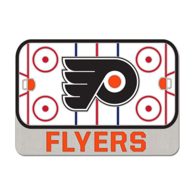 Tarjeta de joyería con pin esmaltado coleccionable RINK de los Philadelphia Flyers