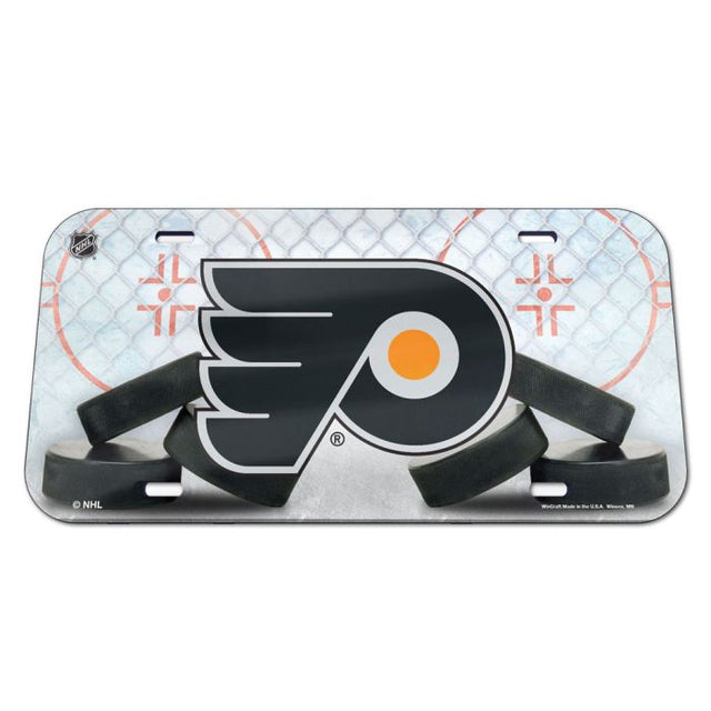 Matrícula acrílica especial de los Philadelphia Flyers