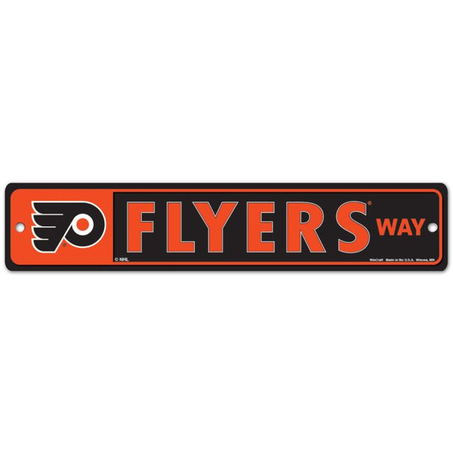 Philadelphia Flyers Street / Zone Sign 3.75" x 19"