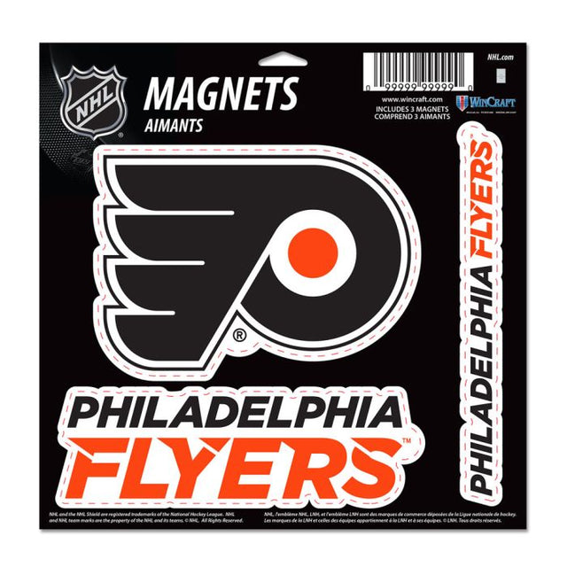 Imán de vinilo de los Philadelphia Flyers de 11" x 11"