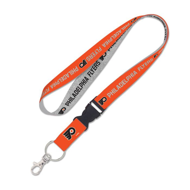 Philadelphia Flyers heather Lanyard w/detachable buckle 1"