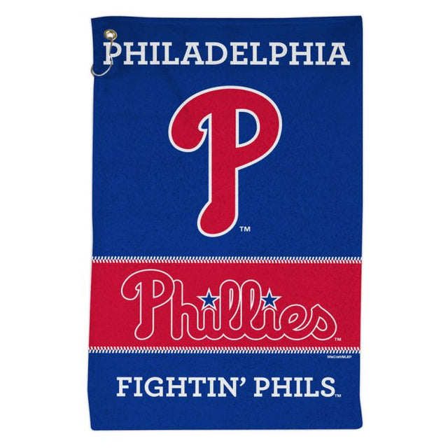 Toalla deportiva de 16 x 25 de los Philadelphia Phillies