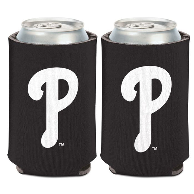 Enfriador de lata negro Philadelphia Phillies de 12 oz.