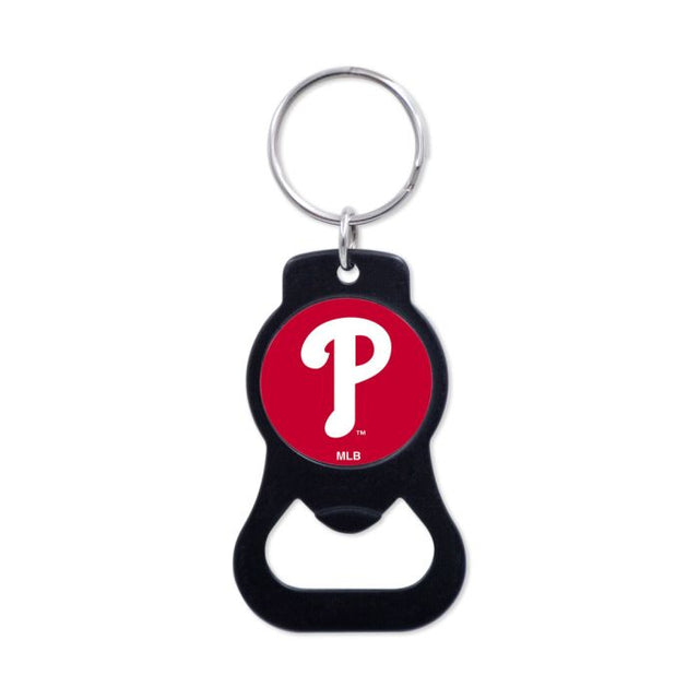 Llavero con abrebotellas de color negro de los Philadelphia Phillies