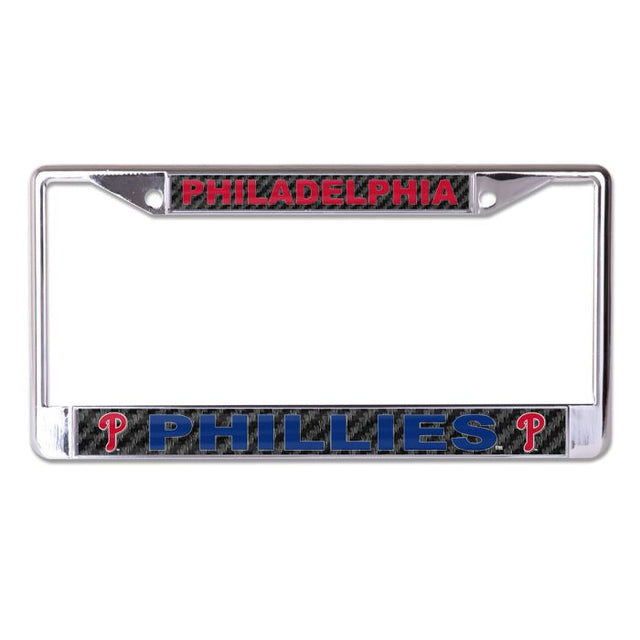 Philadelphia Phillies Carbon Lic Plt Frame S/L Printed