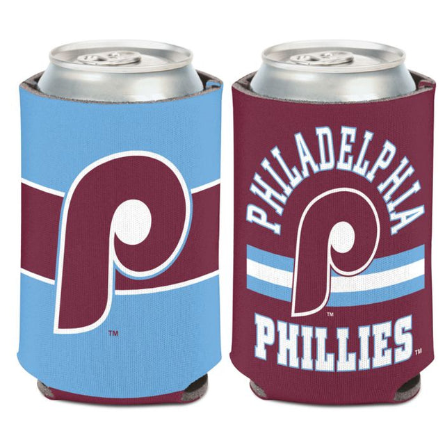 Enfriador de lata Philadelphia Phillies / Cooperstown STRIPE de 12 oz.