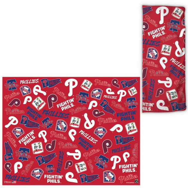 Philadelphia Phillies / Cooperstown Scatter Print Fan Wraps