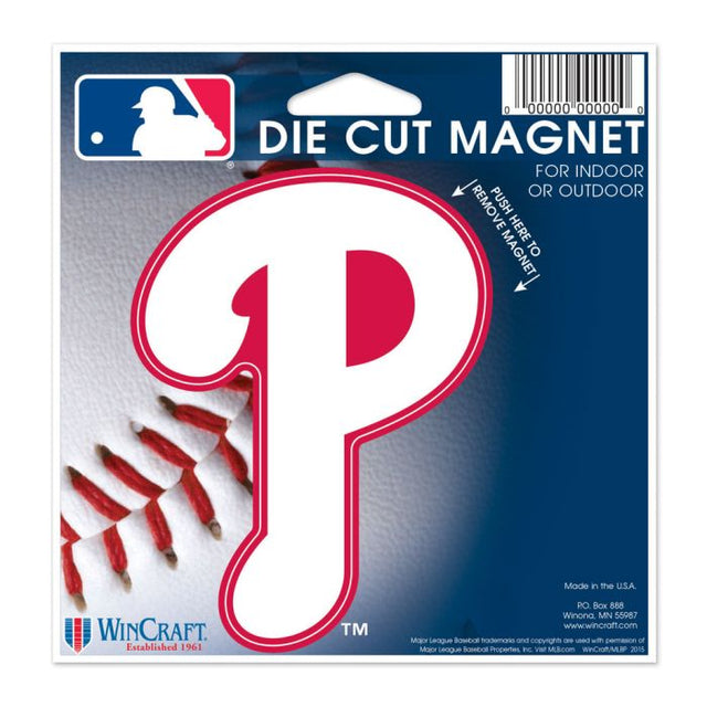 Philadelphia Phillies Die Cut Magnet 4.5" x 6"