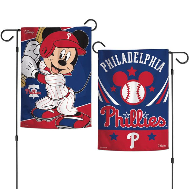 Philadelphia Phillies / Disney Garden Flags 2 sided 12.5" x 18"