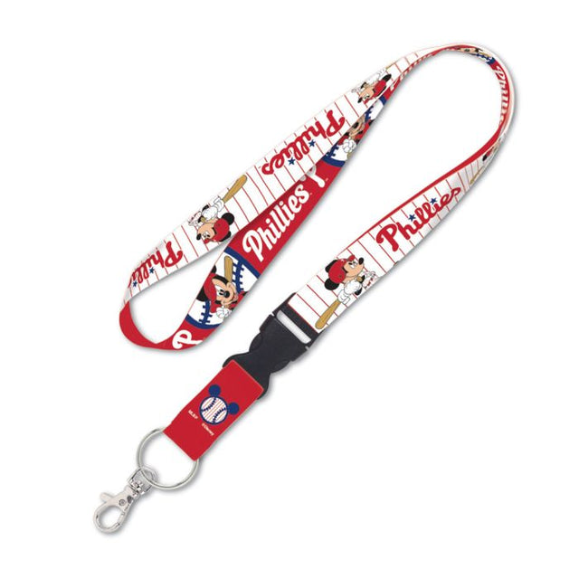 Cordón de los Philadelphia Phillies/Disney con hebilla desmontable de 1"