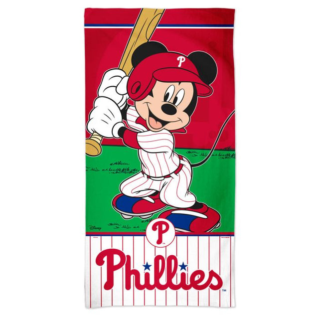 Philadelphia Phillies / Disney Spectra Beach Towel 30" x 60"