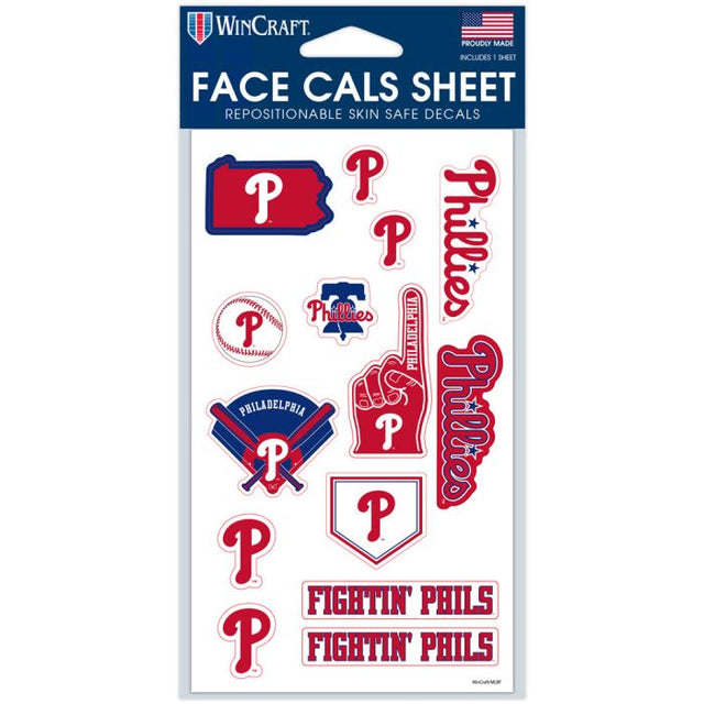 Philadelphia Phillies Face Cals 4" x 7"