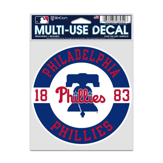 Philadelphia Phillies Fan Decals 3.75" x 5"