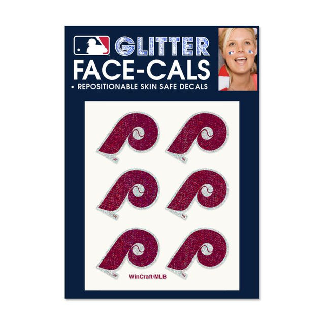 Philadelphia Phillies Glitter Tattoo 6 Pack