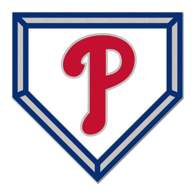 Philadelphia Phillies HOME PLATE Collector Enamel Pin Jewelry Card