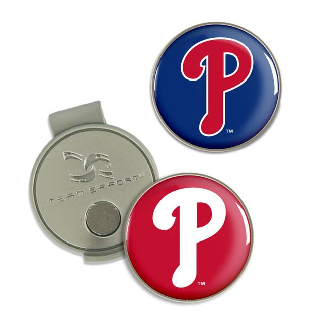 Clip para gorra y marcadores de los Philadelphia Phillies