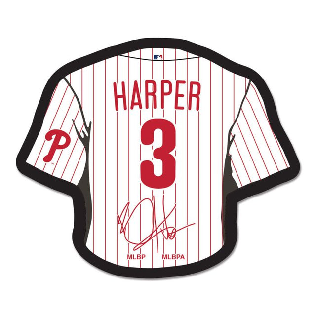 Tarjeta de joyería con pin de colección de los jugadores de los Philadelphia Phillies, Bryce Harper