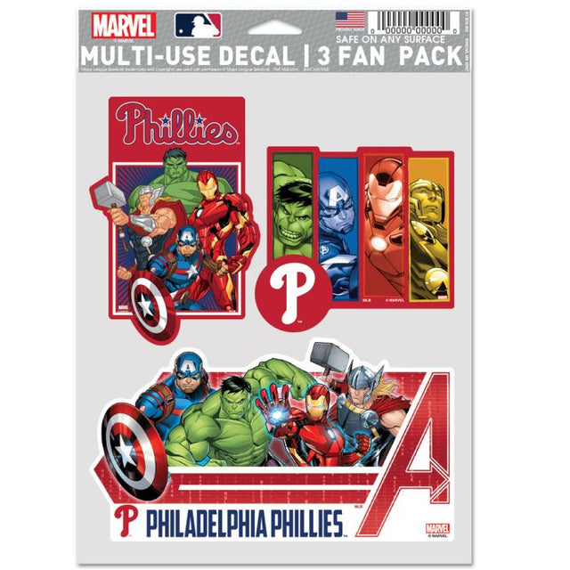 Philadelphia Phillies / Marvel (c) 2021 MARVEL Multi Use 3 Fan Pack