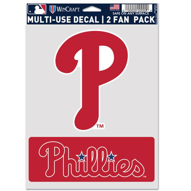 Paquete multiusos para dos fanáticos de los Philadelphia Phillies