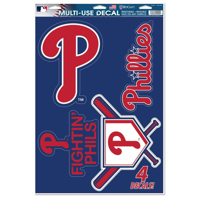 Calcomanía multiusos de los Philadelphia Phillies, 11" x 17"