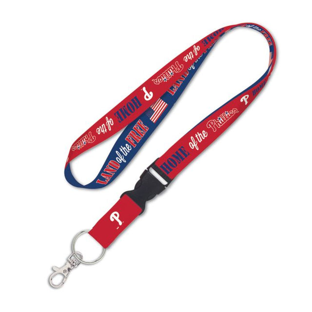 Philadelphia Phillies / Patriotic Lanyard w/detachable buckle 1"