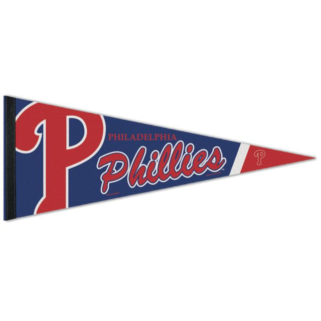 Banderín premium de los Philadelphia Phillies de 12" x 30"