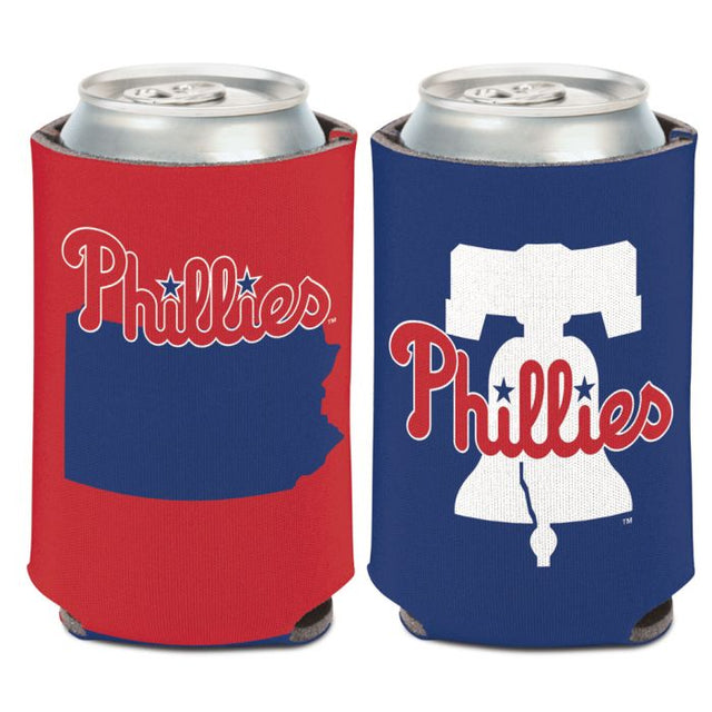 Enfriador de lata STATE SHAPE de los Philadelphia Phillies, 12 oz.