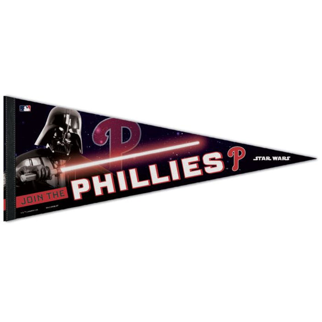 Philadelphia Phillies / Star Wars Darth Vader Premium Pennant 12" x 30"