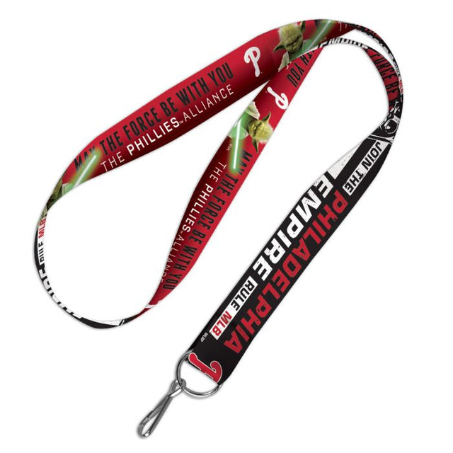 Philadelphia Phillies / Star Wars Darth Vader &amp; Yoda Lanyard 1"