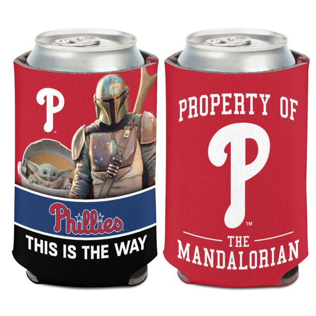 Philadelphia Phillies / Star Wars Mandalorian Can Cooler 12 oz.