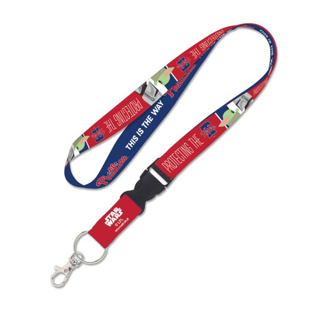 Philadelphia Phillies / Star Wars Mandalorian Lanyard w/detachable buckle 1"