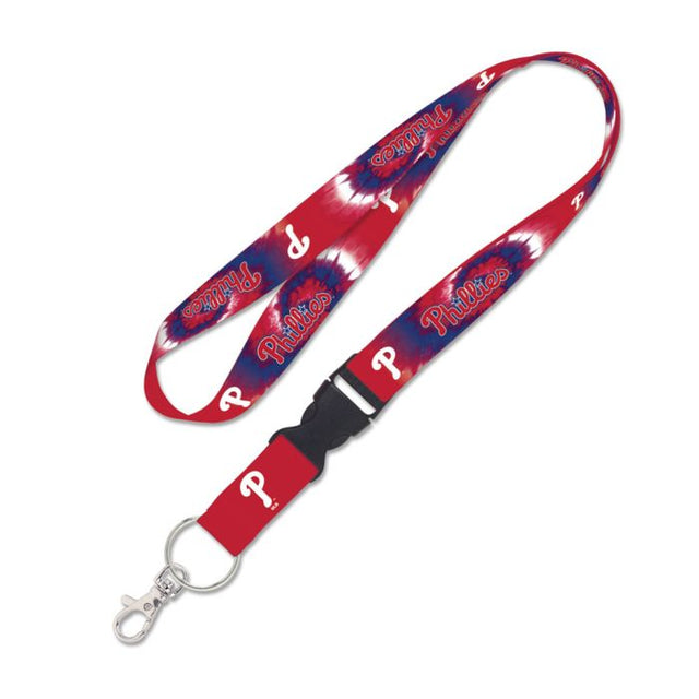 Cordón TDYE de los Philadelphia Phillies con hebilla desmontable de 1"