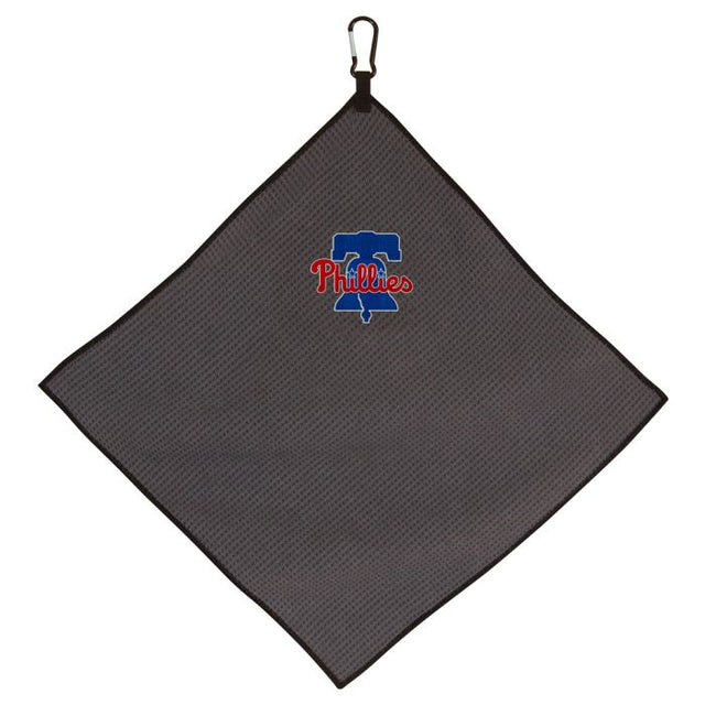 Philadelphia Phillies Towel - Grey Microfiber 15" x 15"