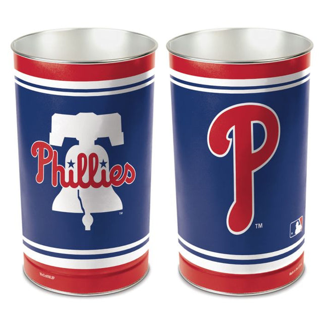 Papelera cónica de los Philadelphia Phillies de 15" de alto