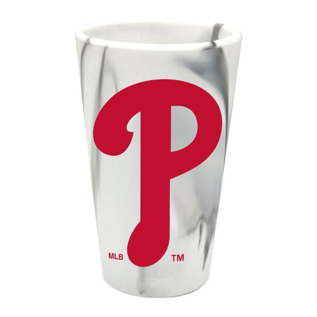 Vaso de pinta de silicona de 16 oz de los Philadelphia Phillies