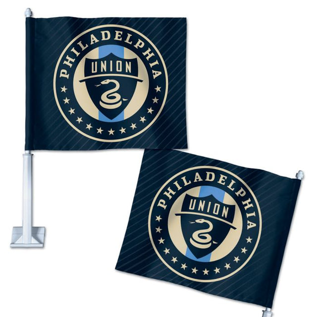 Bandera para automóvil de Philadelphia Union, 11,75 x 14 pulgadas