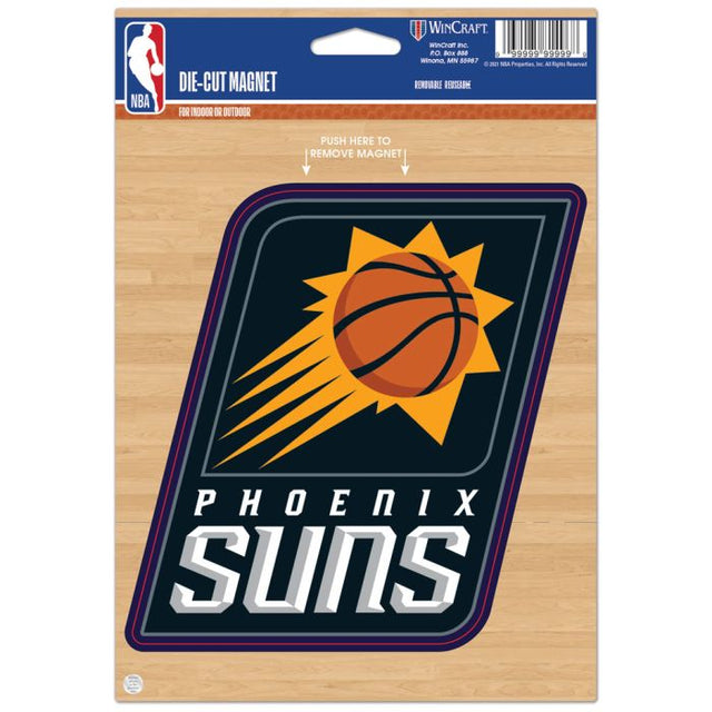 Phoenix Suns Die Cut Logo Magnet 6.25" x 9"