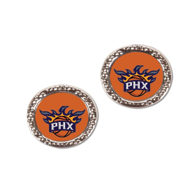 Phoenix Suns Earrings Jewelry Carded Round