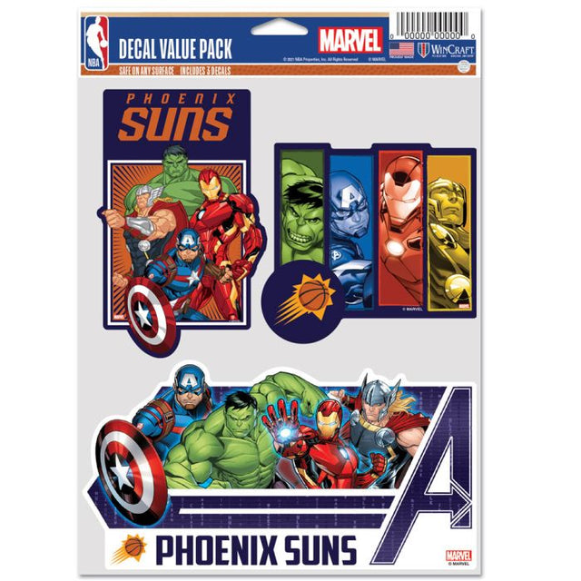 Phoenix Suns / Marvel (c) 2021 MARVEL Multi Use 3 Fan Pack