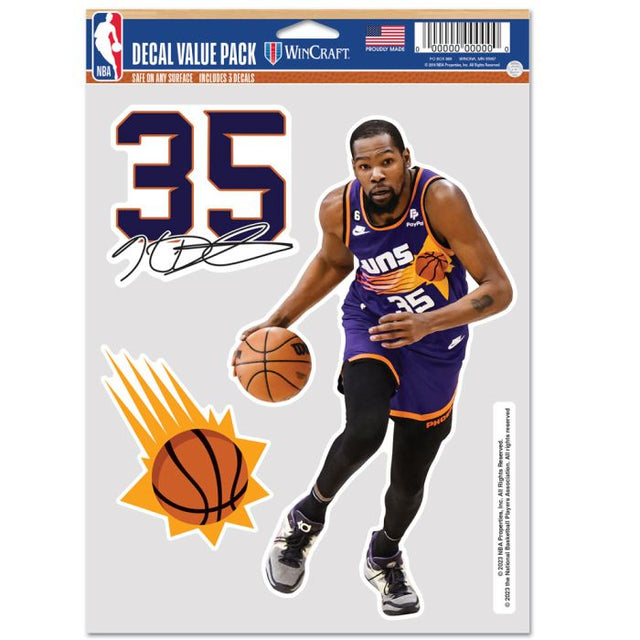 Phoenix Suns Multi Use 3 Fan Pack Kevin Durant