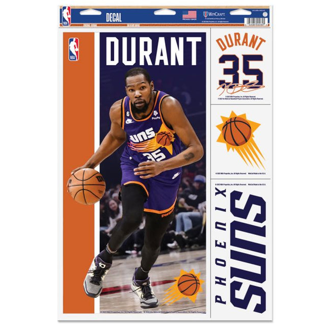 Phoenix Suns Multi Use Decal 11" x 17" Kevin Durant