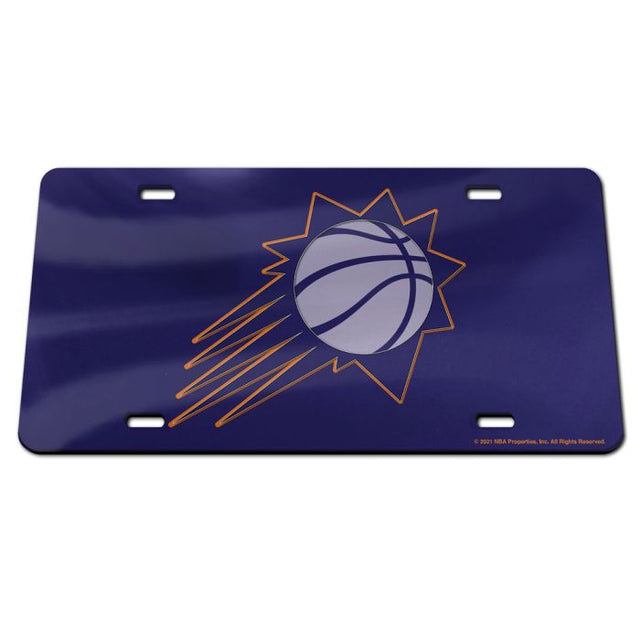 Phoenix Suns Specialty Acrylic License Plate