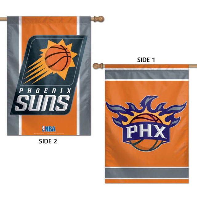 Phoenix Suns Vertical Flag 2 Sided 28" x 40"