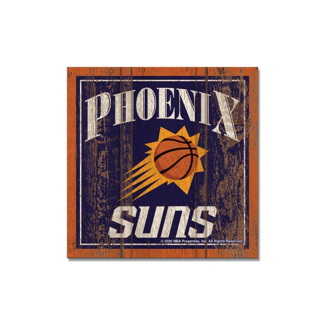 Phoenix Suns Wooden Magnet 3" X 3"