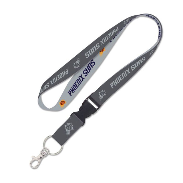 Phoenix Suns charcoal Lanyard w/detachable buckle 1"