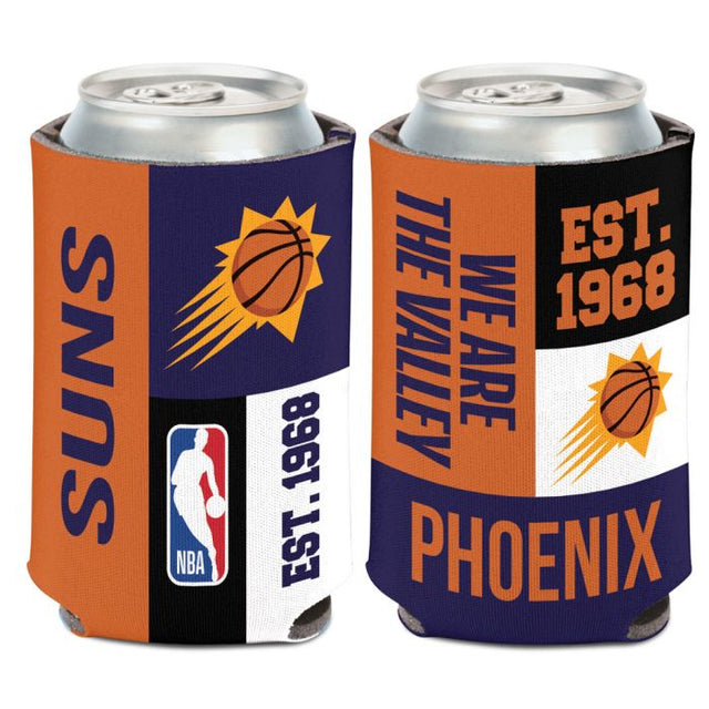 Phoenix Suns color block Can Cooler 12 oz.