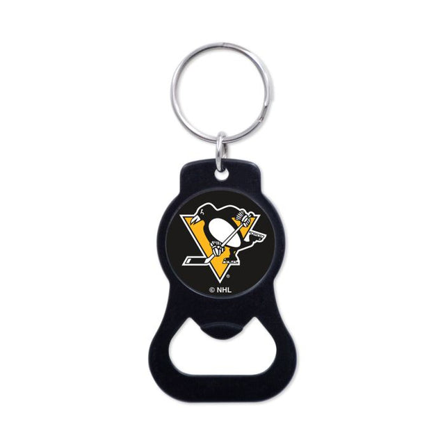 Pittsburgh Penguins Black Bottle Opener Key Ring