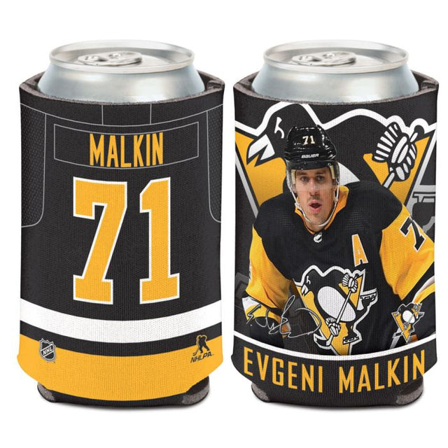 Enfriador de latas de 12 onzas de los Pittsburgh Penguins de Evgeni Malkin