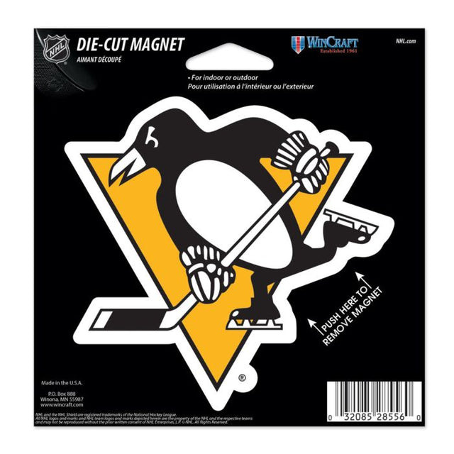 Pittsburgh Penguins Die Cut Magnet 4.5" x 6"